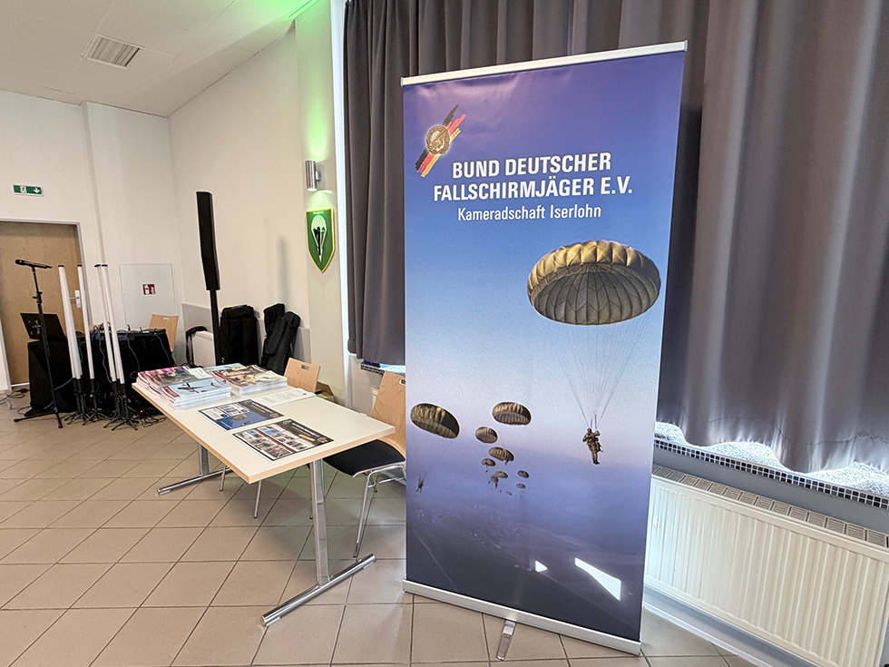 Winkelmännertreffen 2026 Iserlohn Infostand Bund Deutscher Fallschirmjäger e.V.