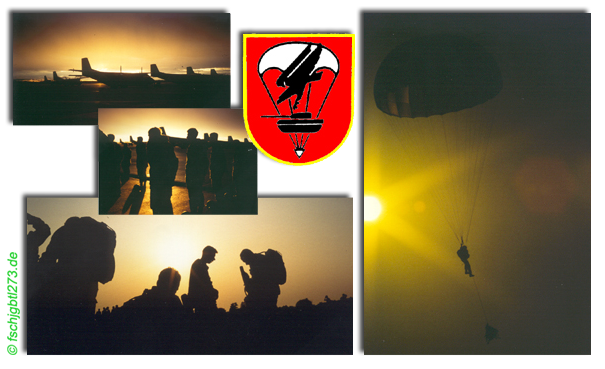 Transall C160 warten auf die Fallschirmjäger