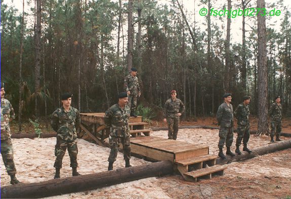 Austausch USA Camp Blanding Florida US Springerabzeichen