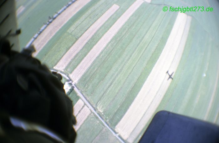 Fallschirmsprung aus Transportflugzeug C160 Transall