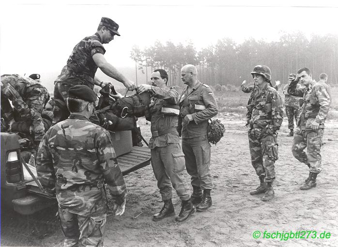 Austausch USA Camp Blanding Florida US Springerabzeichen