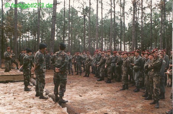 Austausch USA Camp Blanding Florida US Springerabzeichen